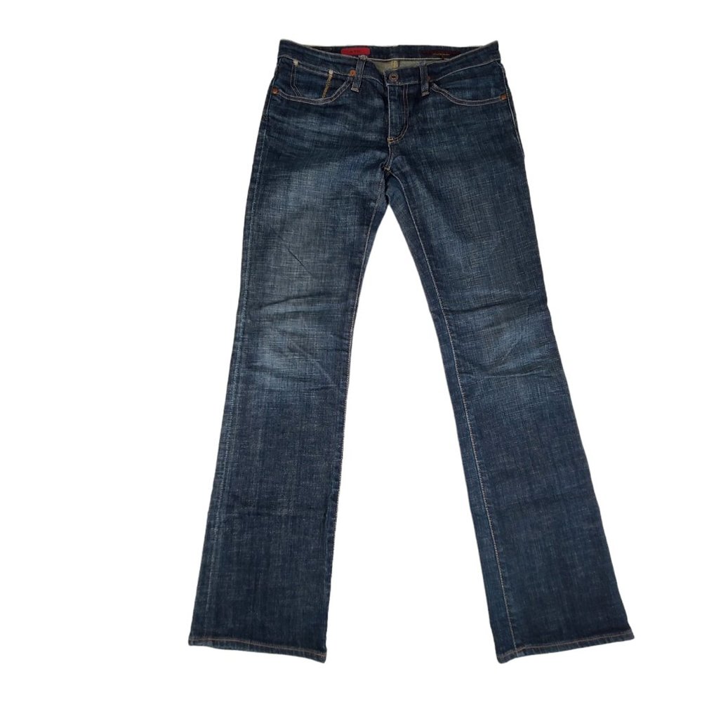 AG Adriano Goldschmied Jeans Womens 28  32x31 The Kiss Straight Medium Wash USA